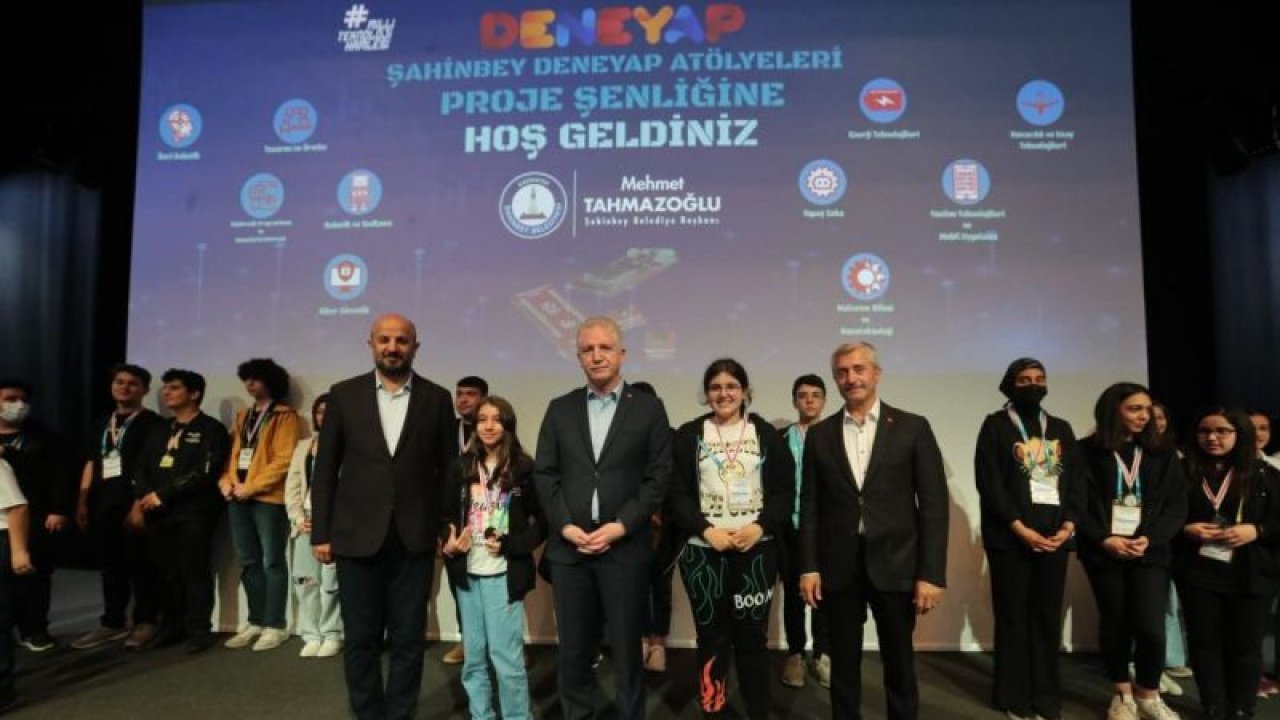 Şahinbeyli öğrencilerin projeleri yarıştı