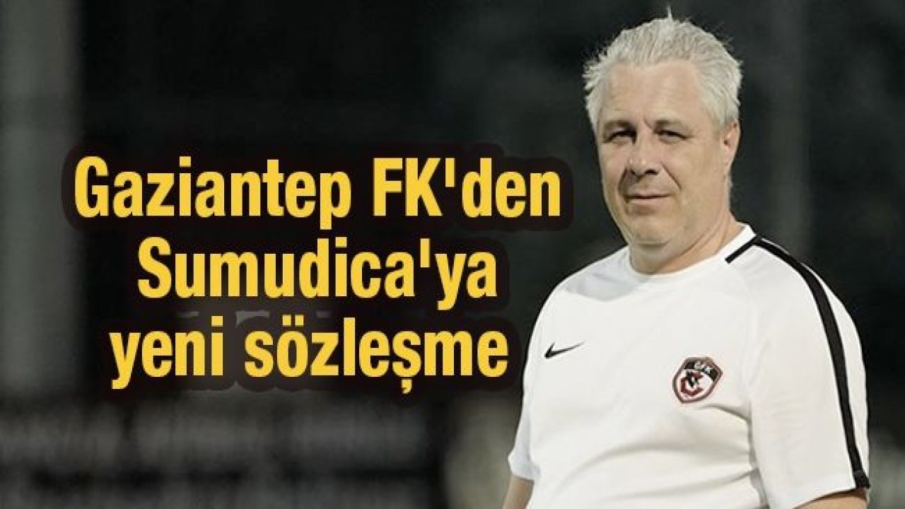 Son Dakika...Gaziantep Futbol Kulübü Yönetiminden Sumudica Açıklaması...Gaziantep FK'den Sumudica'ya yeni sözleşme... Sumudica isteye isteye sözleşmeyi kaptı...