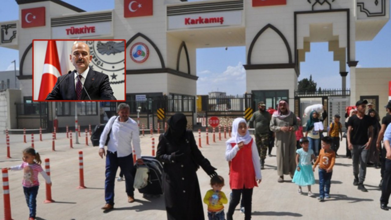 Gaziantep'ten Suriyeliler Gitti mi! İçişleri Bakanı Süleyman Soylu, ülkesine dönen sığınmacıların sayısının 502 bin kişi olduğunu ifade etmişti...Gaziantep'ten Kaç Suriyeli Ülkesine Döndü?