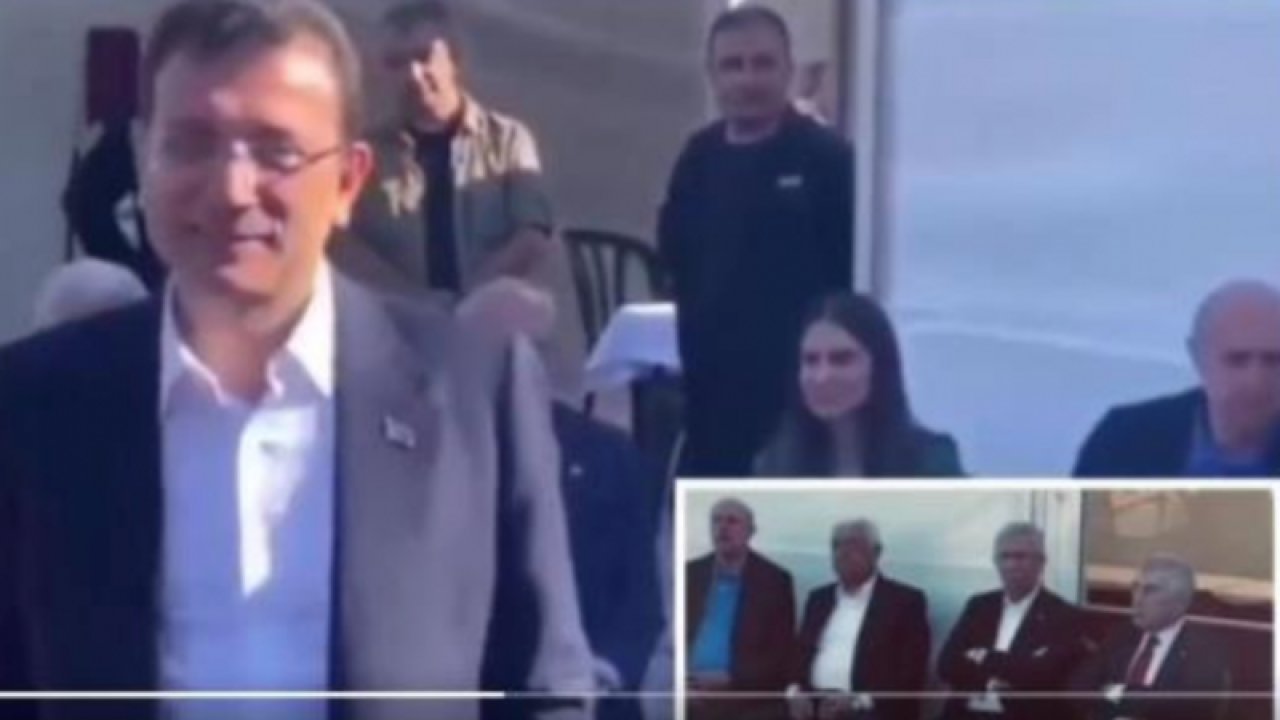 Melih Gökçek, CHP mitingine katılan Ekrem İmamoğlu ile Mansur Yavaş'ın tokalaşmadığı görüntüleri paylaştı...TIKLA İZLE