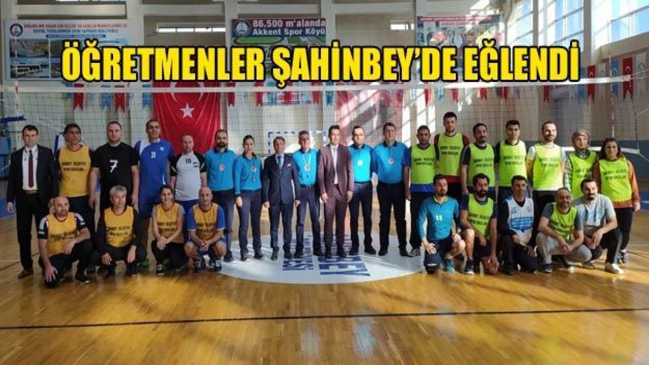 Öğretmenler Şahinbey’de eğlendi