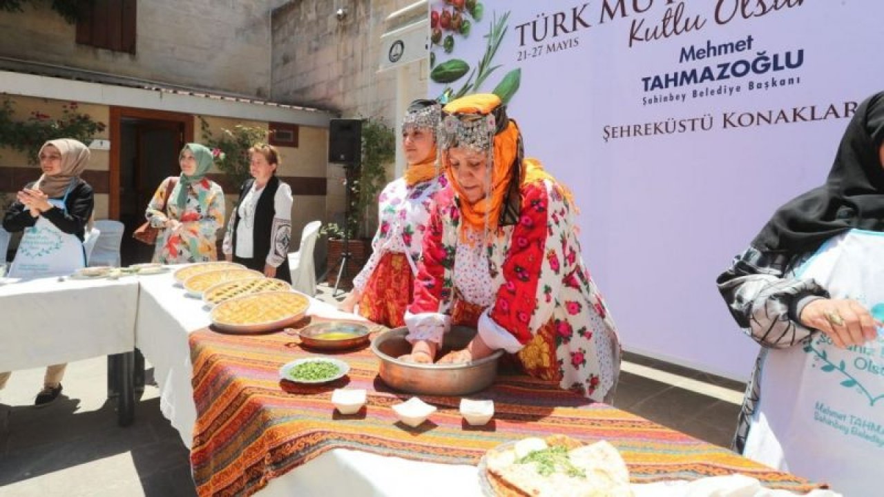 Gaziantep Şahinbey’de ‘Türk Mutfağı Haftası’ kutlandı