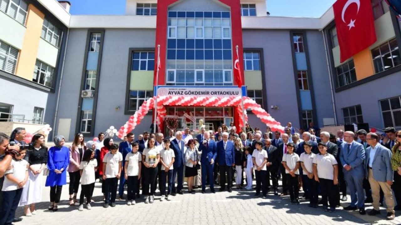 Ayvaz Gökdemir Ortaokulu açıldı