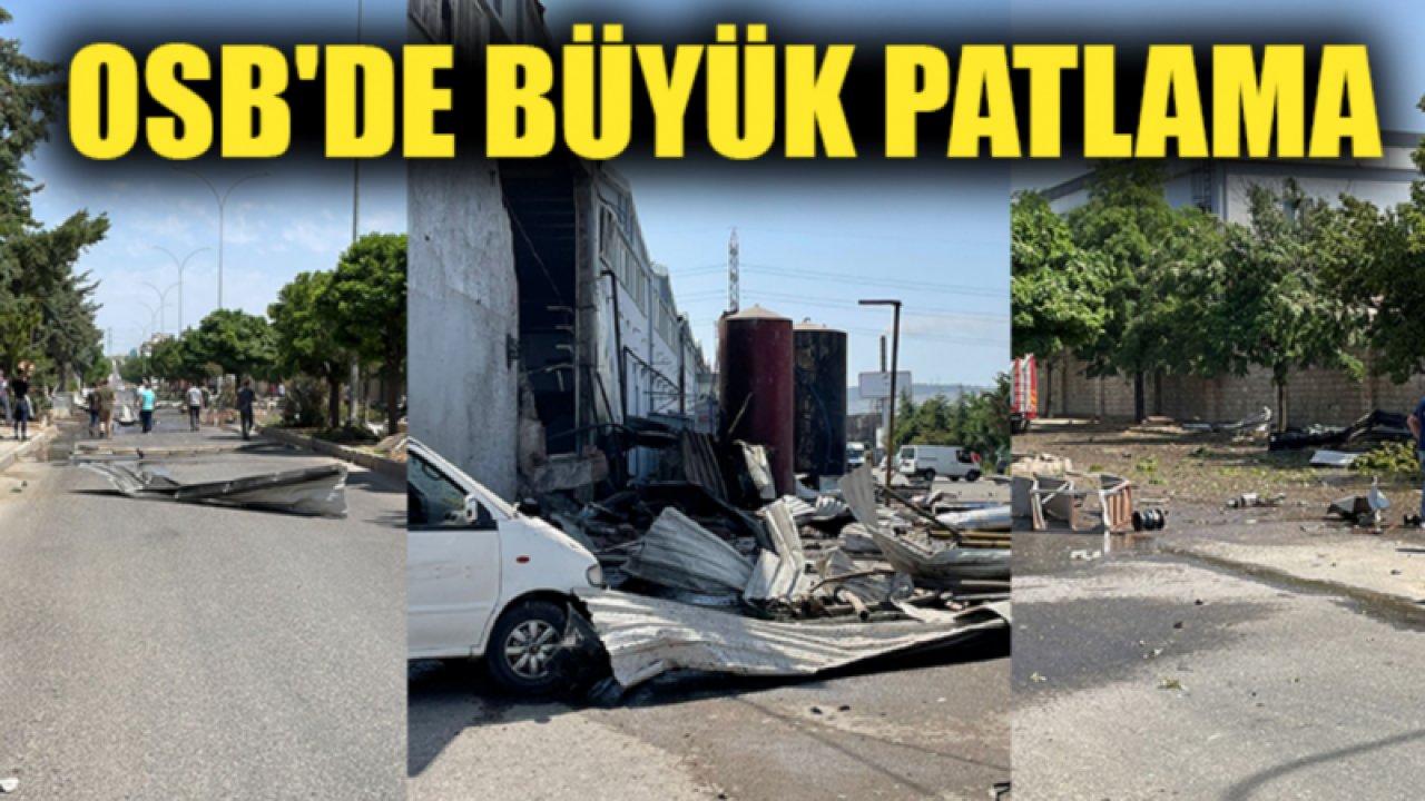 OSB'de büyük patlama... Ölü ve Yaralılar Var! İşte Detaylar...Gaziantep Organize Sanayi Bölgesinde faaliyet gösteren bir firmanın fabrikasında patlama meydana geldi.