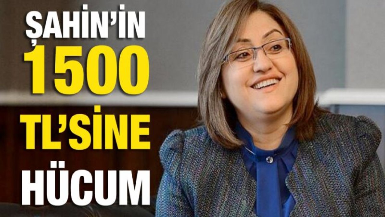 Şahin’in 1500 TL’sine hücum