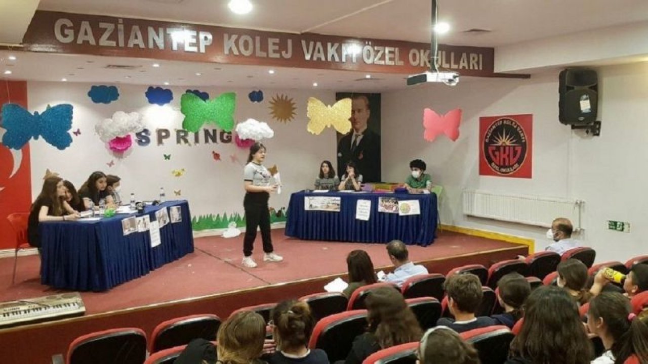 Gaziantep Kolej Vakfı’nda münazara heyecanı