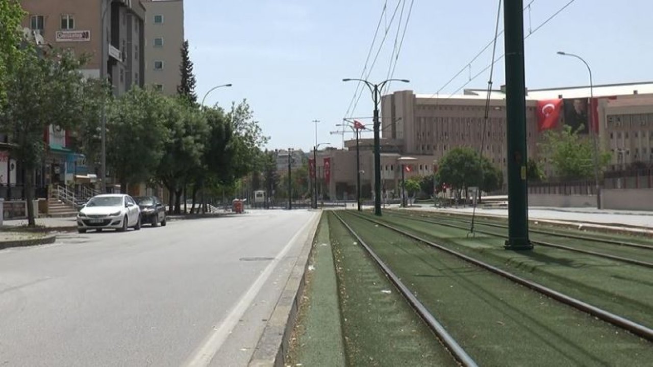 Gaziantep'te cadde ve sokaklar boş kaldı