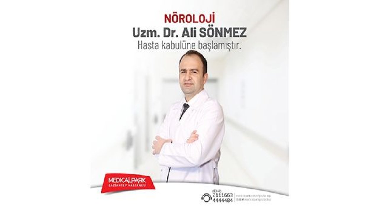 Uzman Dr. Ali Sönmez Medical Park Gaziantep'te