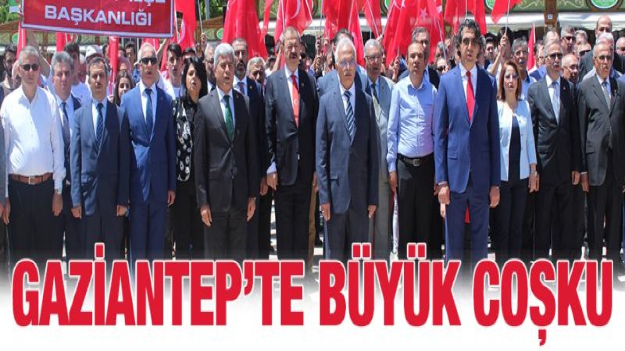 Gaziantep'te 19 Mayıs coşkusu