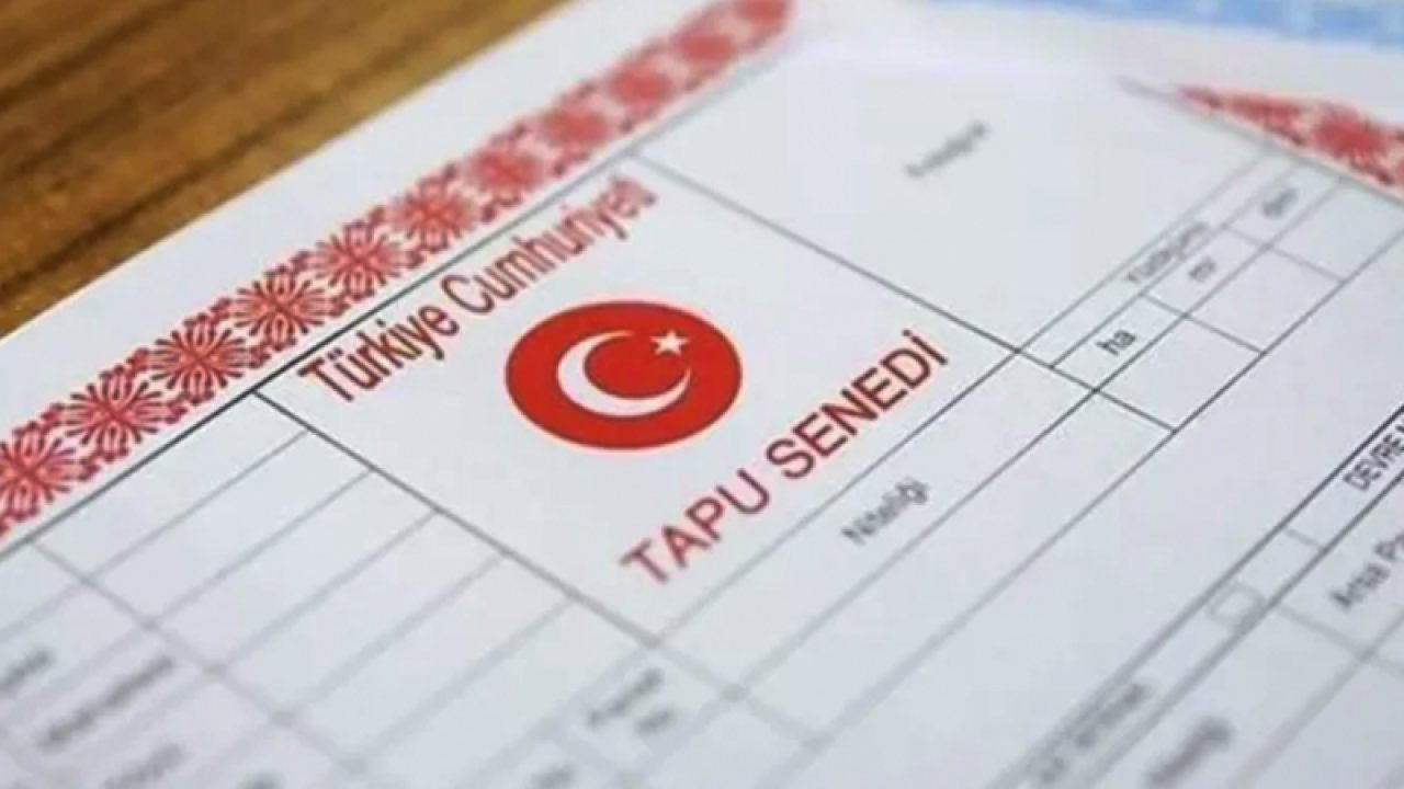 Tapu'da Büyük Kolaylık! Artık gayrimenkul satın alanlar, banka ya da tapu müdürlüklerine gitmeden e-Devlet üzerinden tapularını edinebilecek.