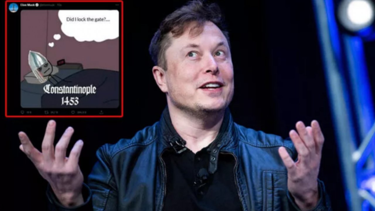 Elon Musk'tan '1453' paylaşımı