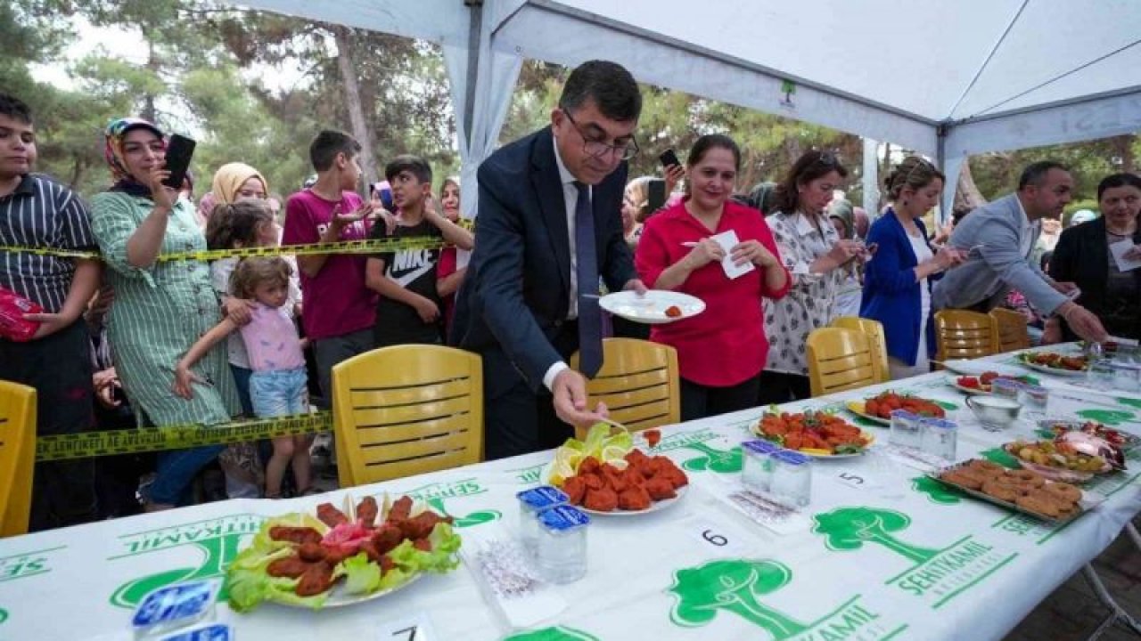 Şehitkamil'de en lezzetli yağlı köfte için kıyası yarıştılar