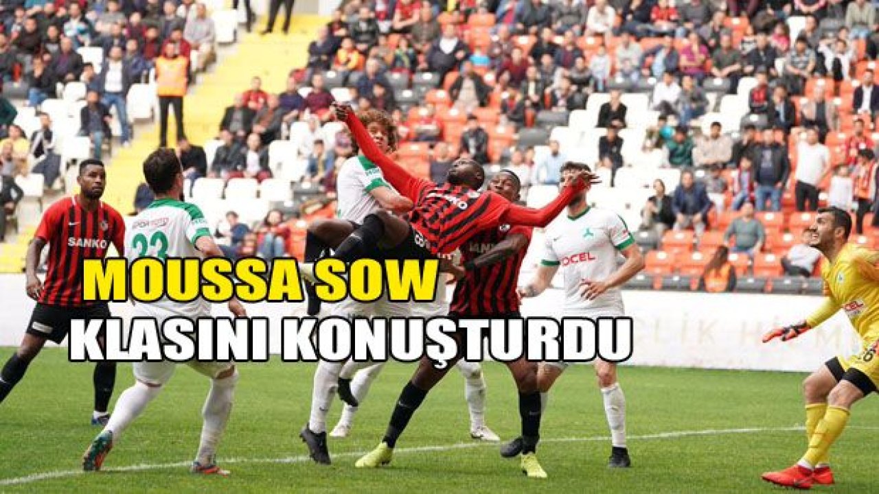 Moussa Sow klasını konuşturdu