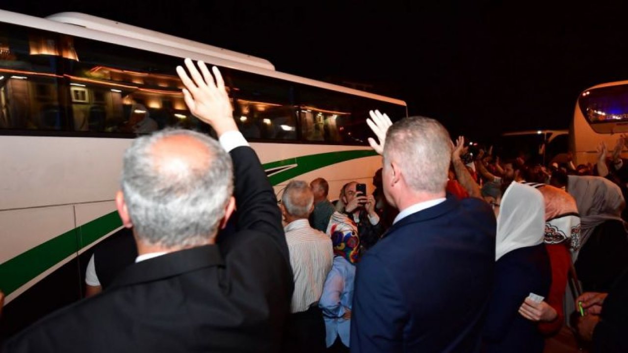 Gaziantep’te ilk hacı kafilesi uğurlandı