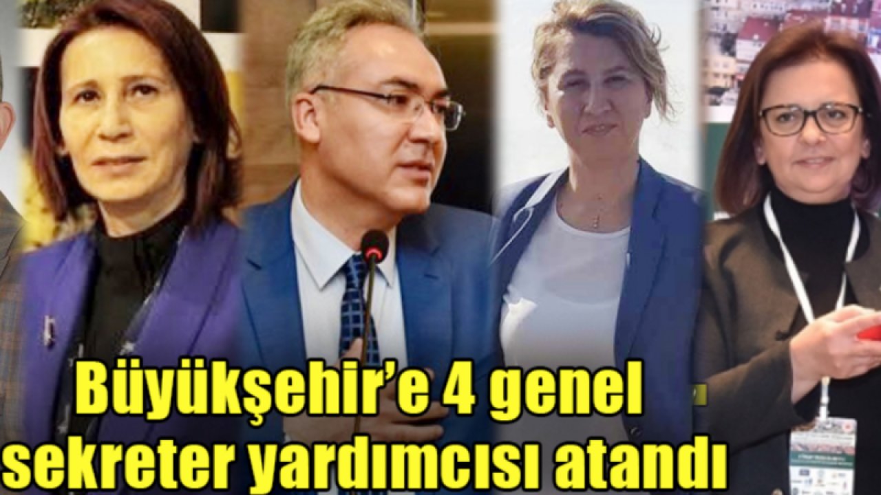 Gaziantep Büyükşehir’e 4 genel sekreter yardımcısı atandı...Genel sekreter yardımcılıkları atamalarına kadın damgası