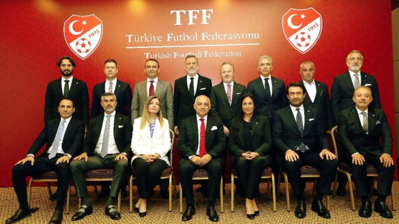 Türkiye Futbol Federasyonu yönetim kurulu görev dağılımını gerçekleştirdi