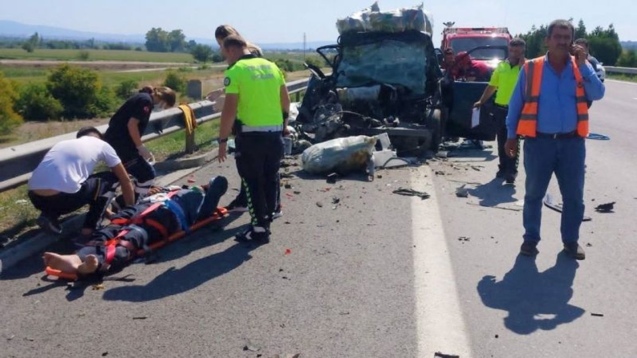 Son Dakika...Gaziantep karayolunda feci kaza: 1 ölü, 1 yaralı