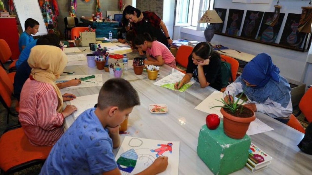 Gaziantep Sanat Akademisi’nde çocuk sanat kursları başladı