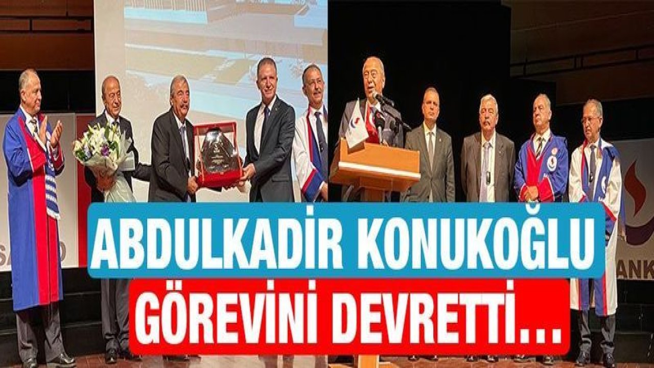 Abdulkadir KONUKOĞLU veda etti! Gaziantep'in SANKO Üniversitesi Mütevelli Heyet Başkanı  Abdulkadir Konukoğlu, görevini devretti…