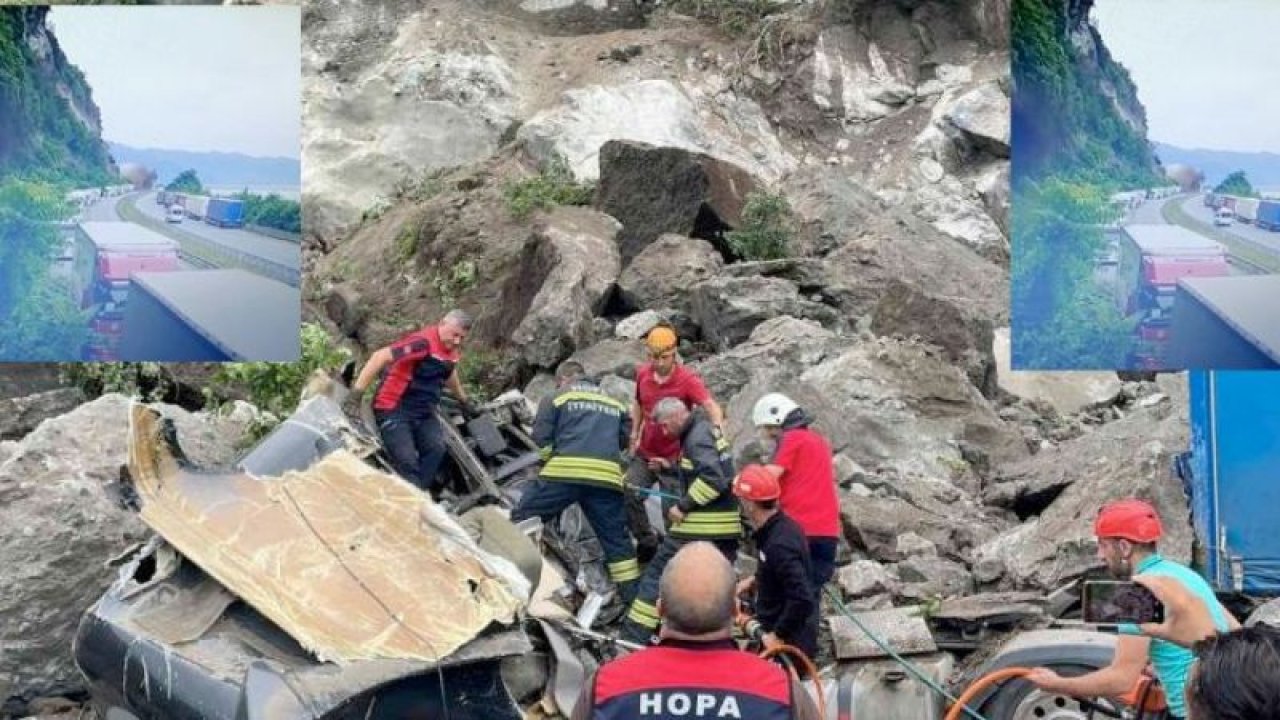 Artvin’in Kemalpaşa ilçesinde heyelan böyle geldi...Ortalık Aniden Savaş Alanına Döndü! O Anlar Kamerada