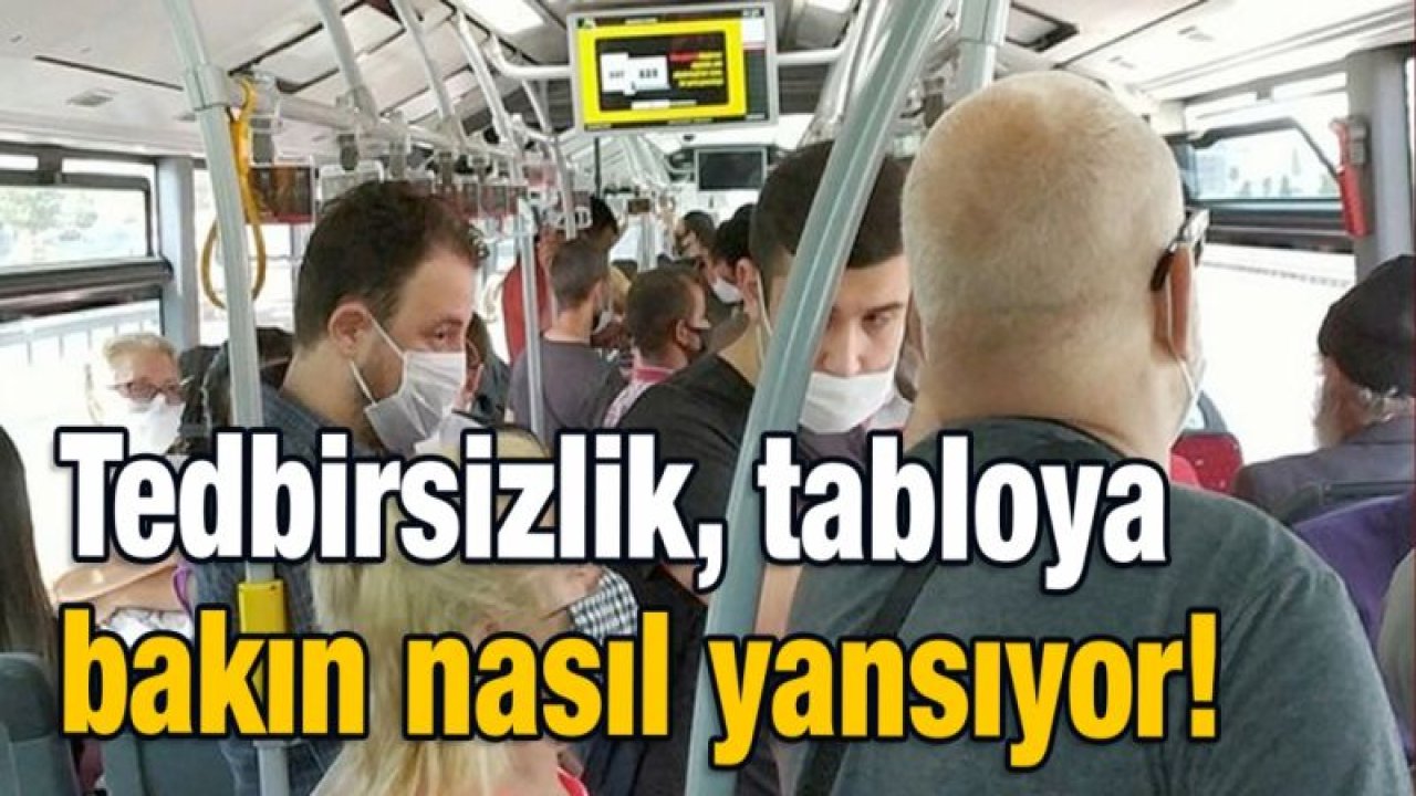 Tedbirsizlik, tabloya bakın nasıl yansıyor!