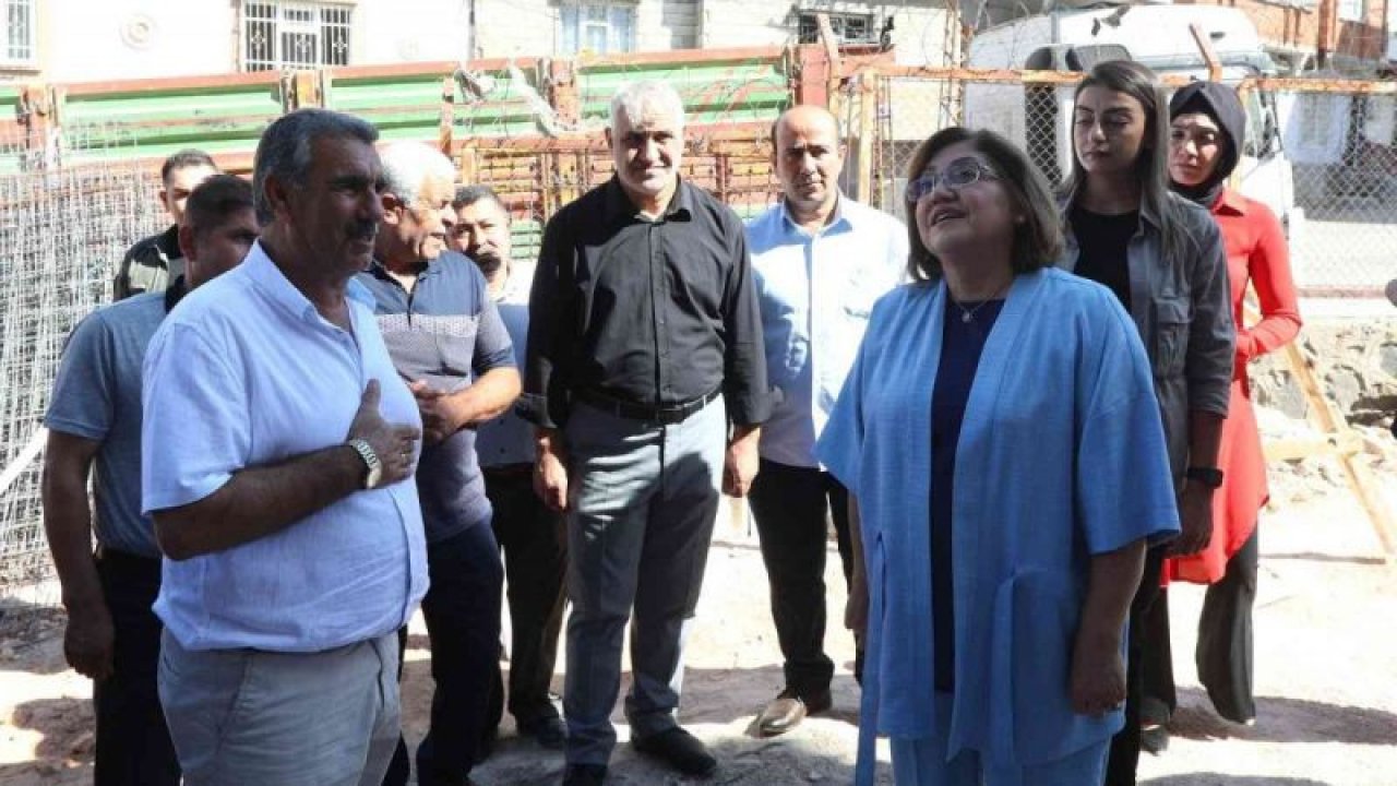 Gaziantep Büyükşehir Belediye Başkanı Fatma Şahin yapımı süren GASMEK tesislerini inceledi