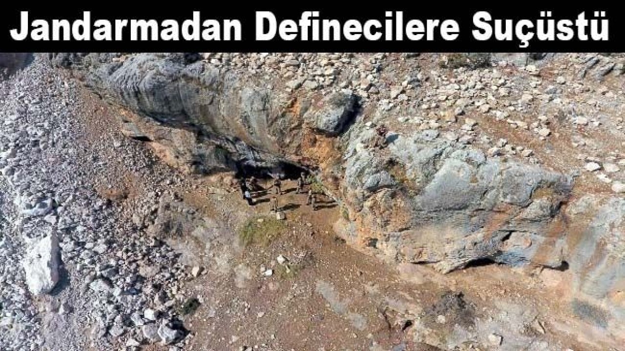 Jandarmadan definecilere suçüstü