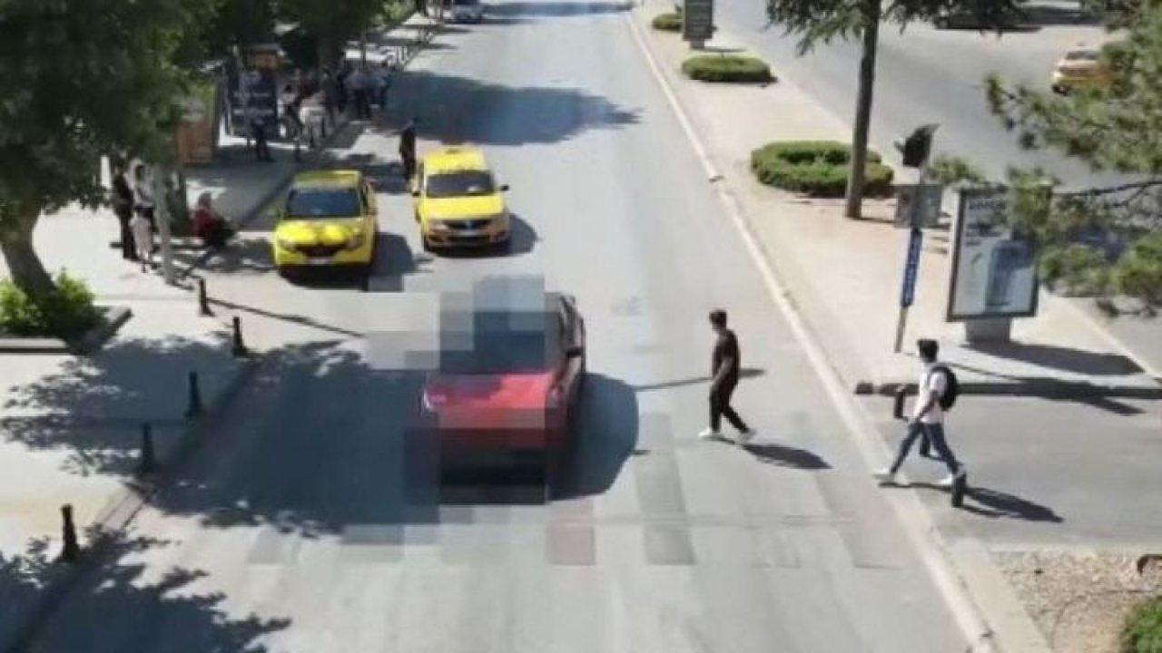 Gaziantep’te yayalara yol vermeyen 67 sürücü ve araç plakasına ceza yağdı