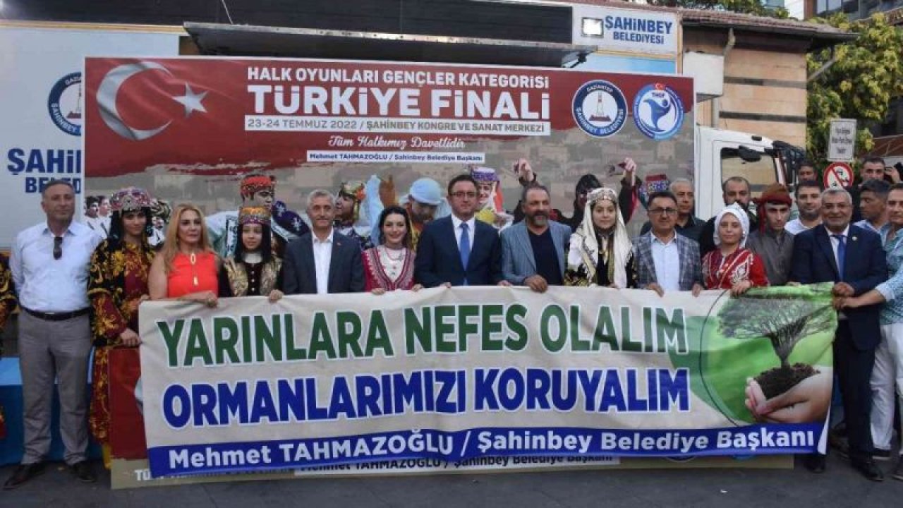 Şahinbey Belediyesi halk oyunları finaline ev sahipliği yaptı