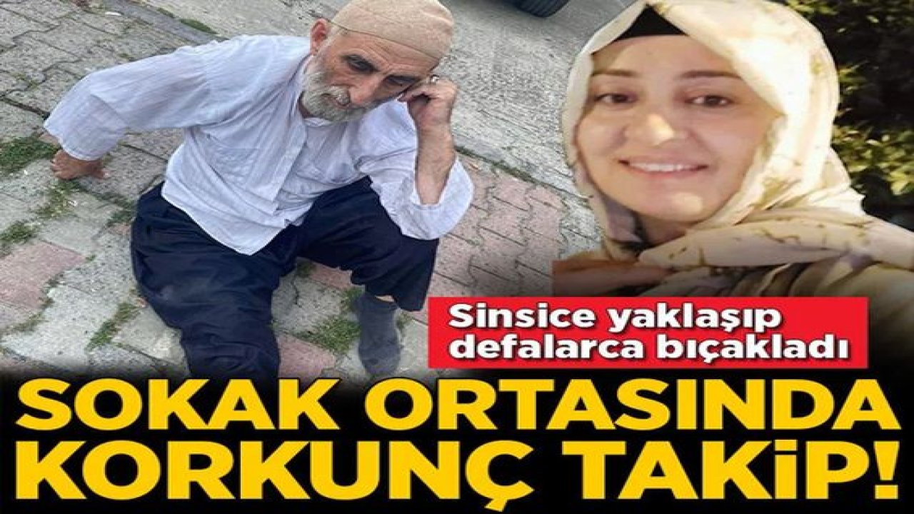 Sokak ortasında dehşet... Takip ettiği kadını sırtından 3 kez bıçakladı! 'Bir anda gözüm döndü'