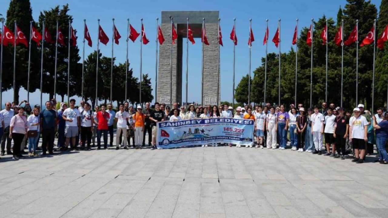 Gaziantep Şahinbey Belediyesi Yine Türkiye Gündeminde! LGS’de dereceye giren öğrencileri Çanakkale'ye götürüp ecdadla buluşturdu