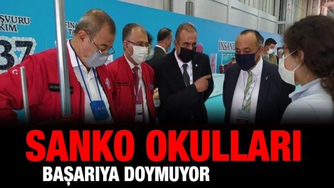 SANKO OKULLARI'NIN PROJESİ TÜRKİYE İKİNCİSİ OLDU