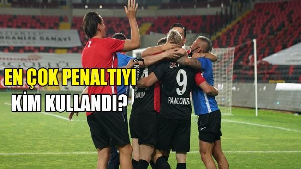 En fazla penaltıyı Gaziantep FK kazandı