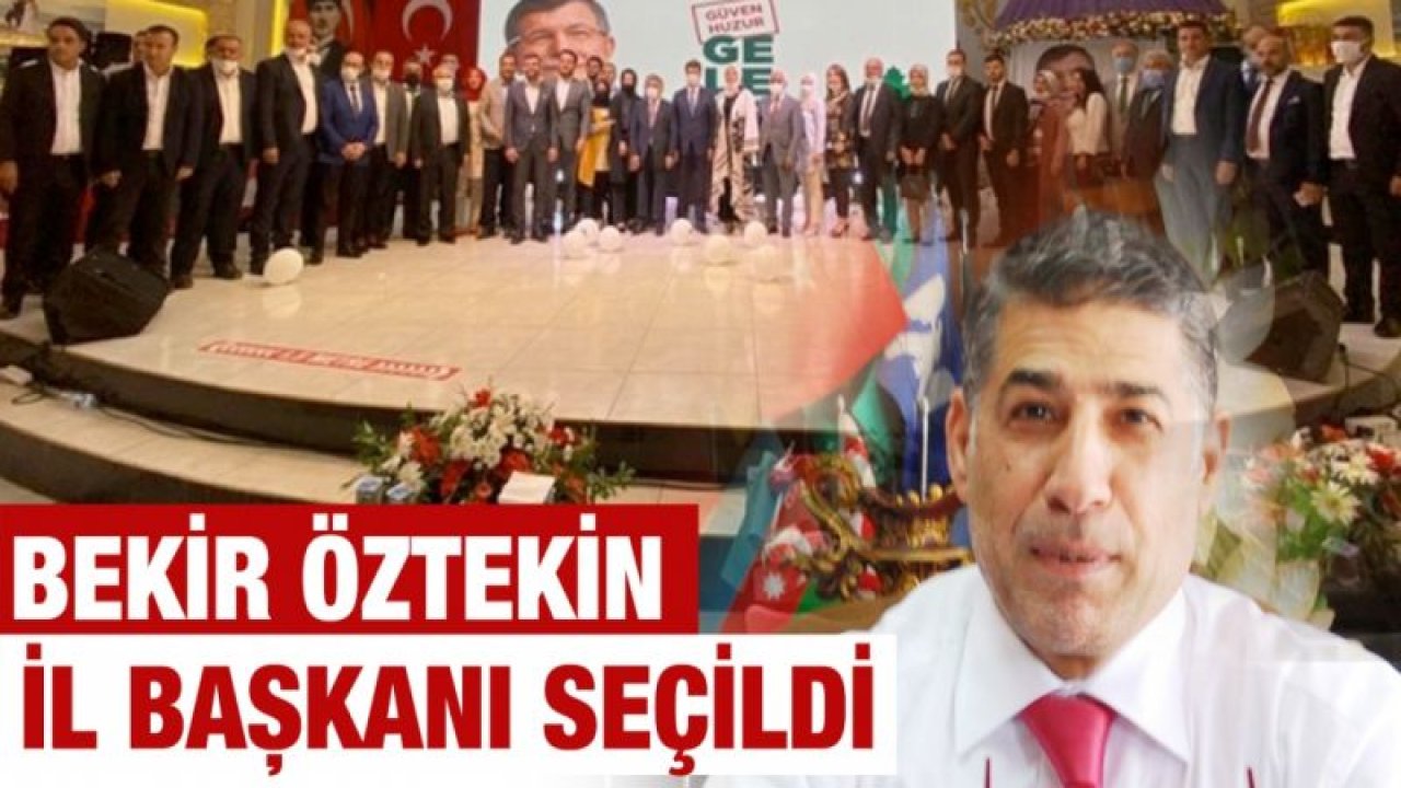 Bekir Öztekin İl Başkanı seçildi