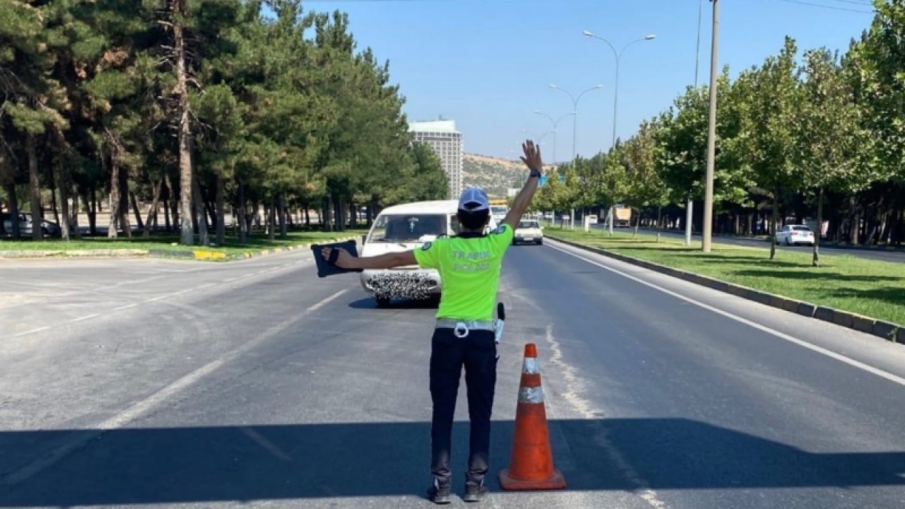 Gaziantep'te son bir haftada 16.424 araç denetlendi