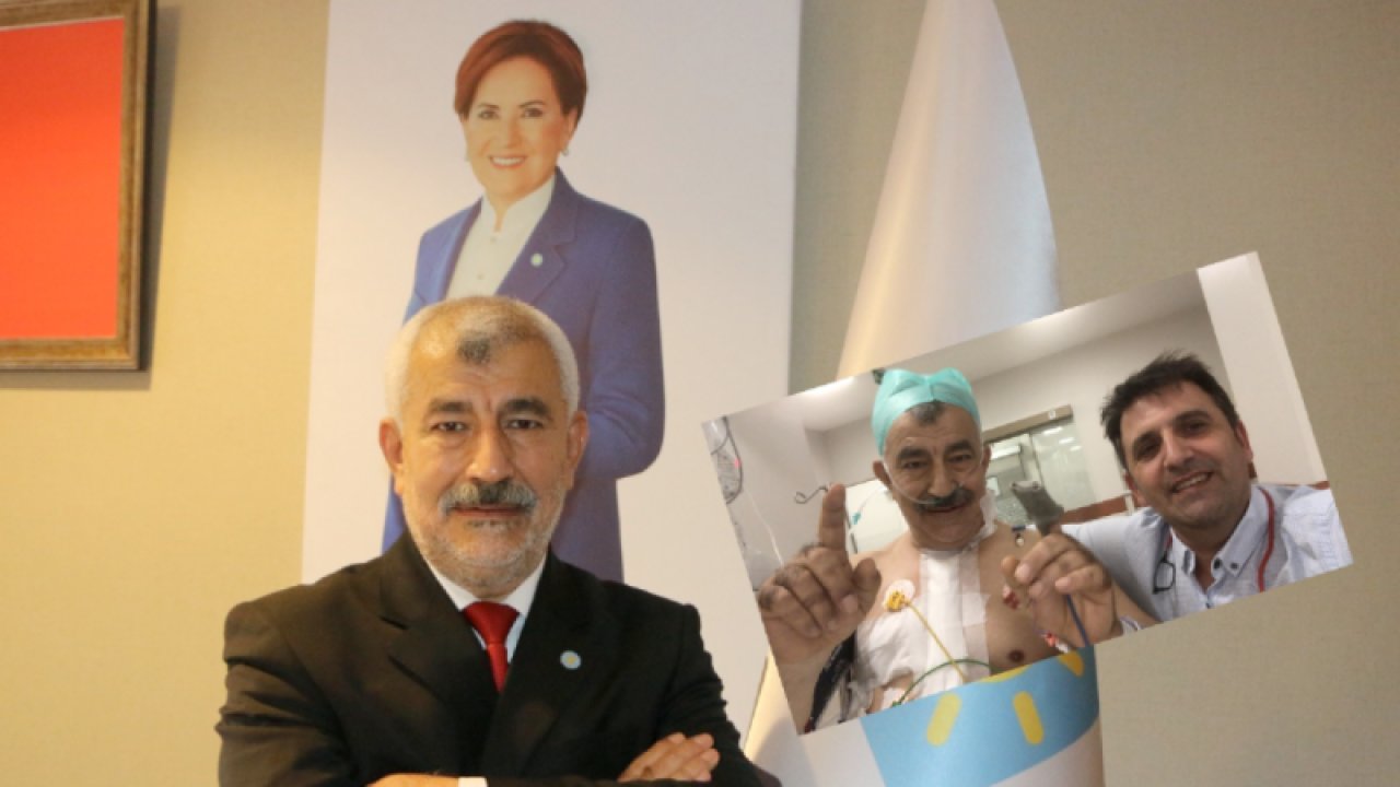 İYİ Parti İl Başkanı Celal Yıldırım, Bypass ameliyatı oldu.