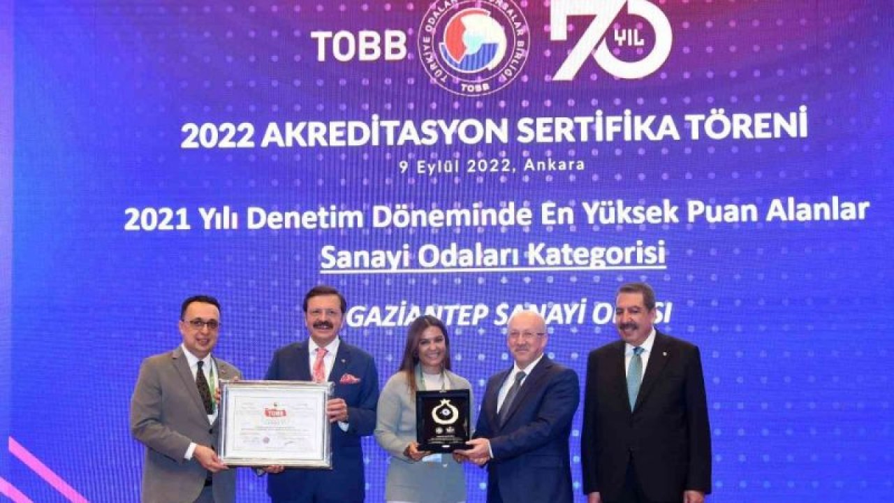 TOBB’dan GSO’ya Uluslararası Akreditasyon belgesi