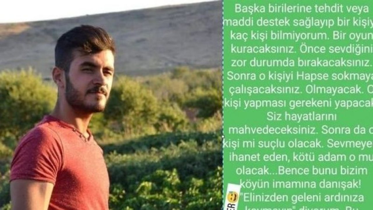 Gaziantep Burç Ormanı'nda Tabancayla Dün İntihar Eden 25 Yaşındaki Gencin Bıraktığı Not Kafaları Karıştırdı!