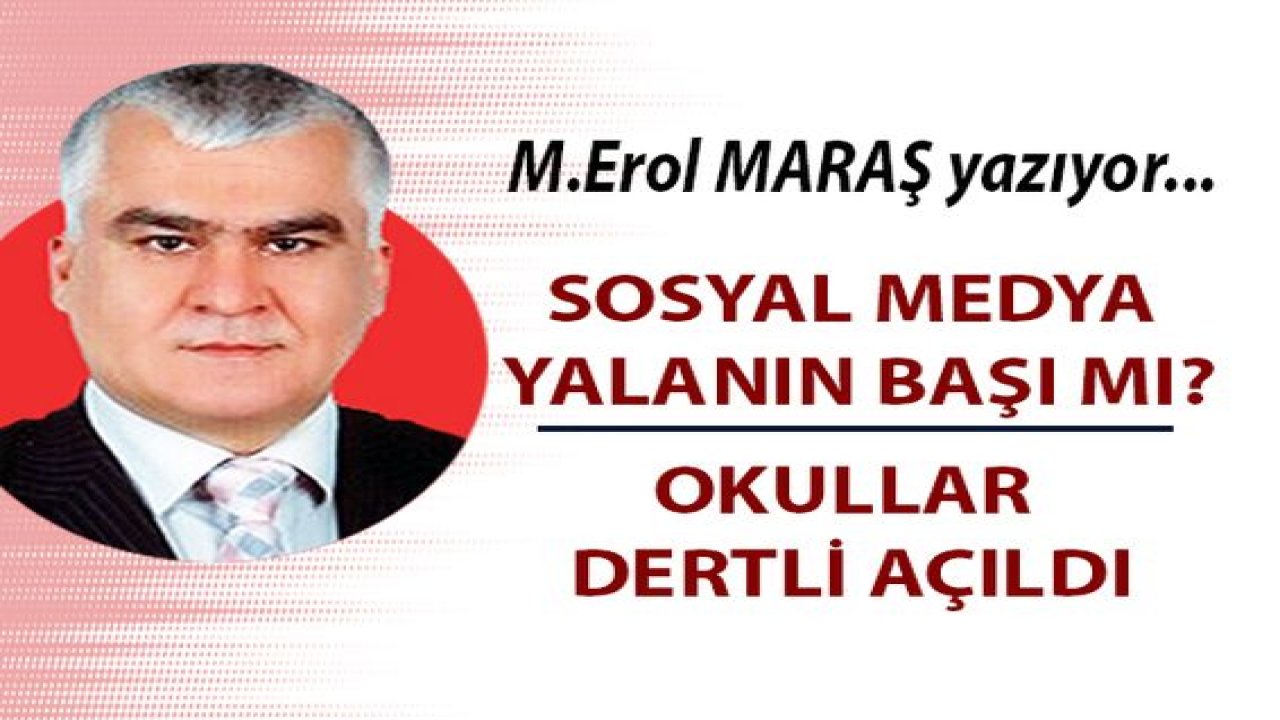 Sosyal medya yalanın başı mı? - Okullar dertli açıldı