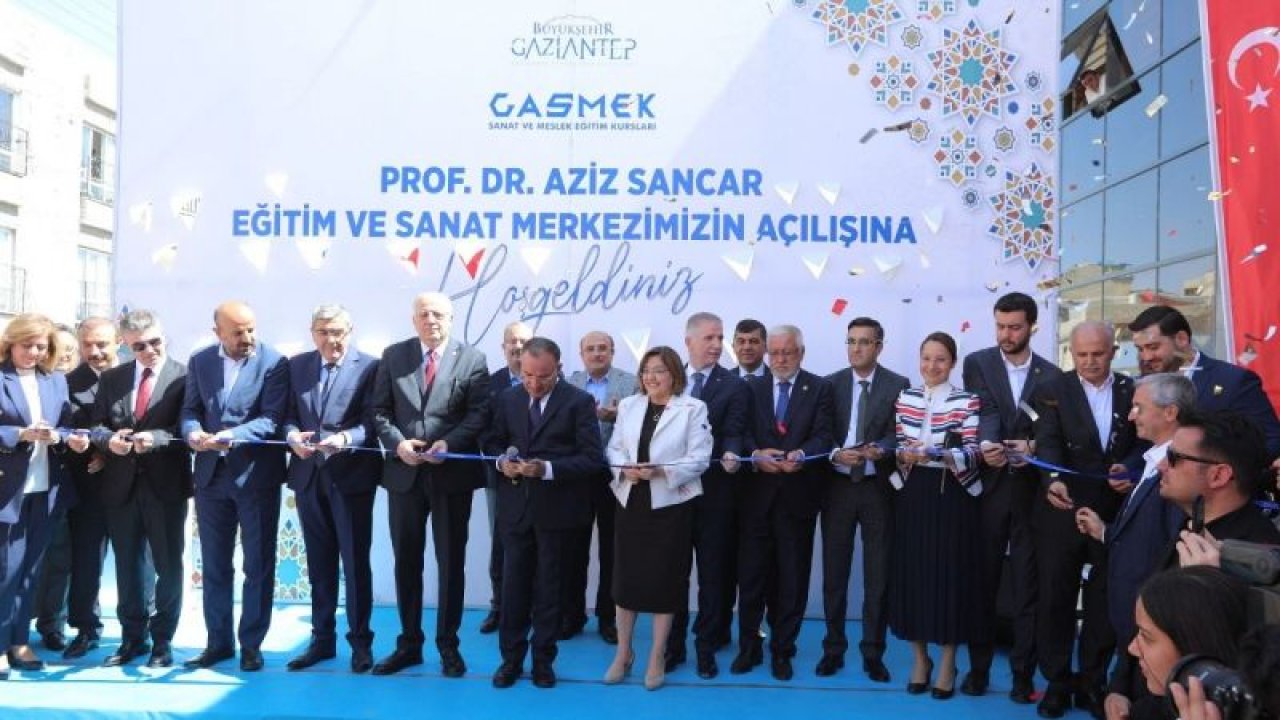 Adalet Bakanı Bekir Bozdağ Gaziantep'te Prof. Dr. Aziz Sancar Eğitim ve Sanat Merkezi’nin açılışını yaptı