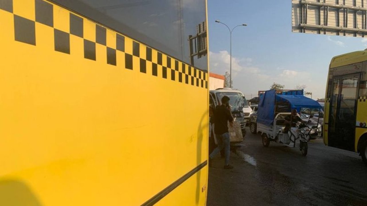 Son Dakika: Gaziantep'te  halk otobüsü çarpıştı. Yaralı var