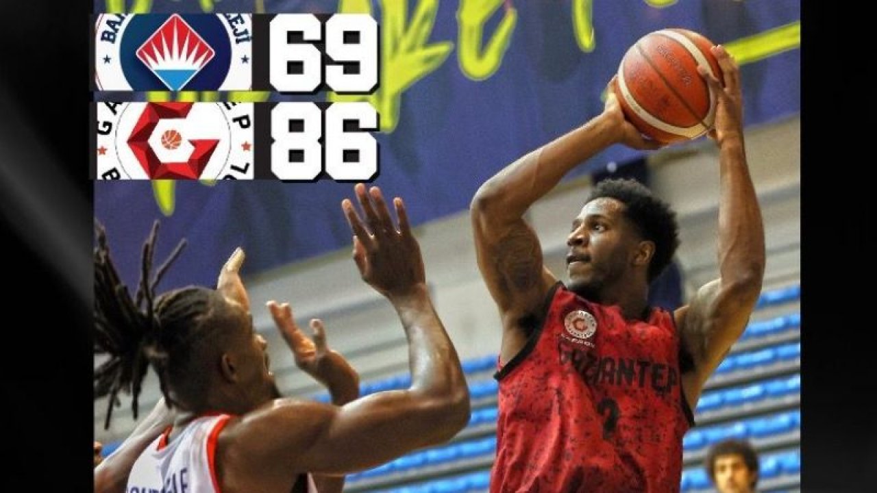 Gaziantep Basketbol umutlandırıyor Bahçeşehir maçını 69-86 kazandılar