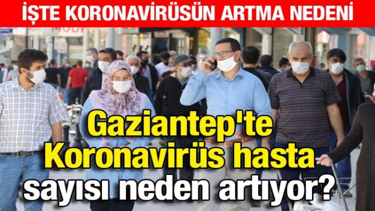 Gaziantep'te Koronavirüs hasta sayısı neden artıyor?