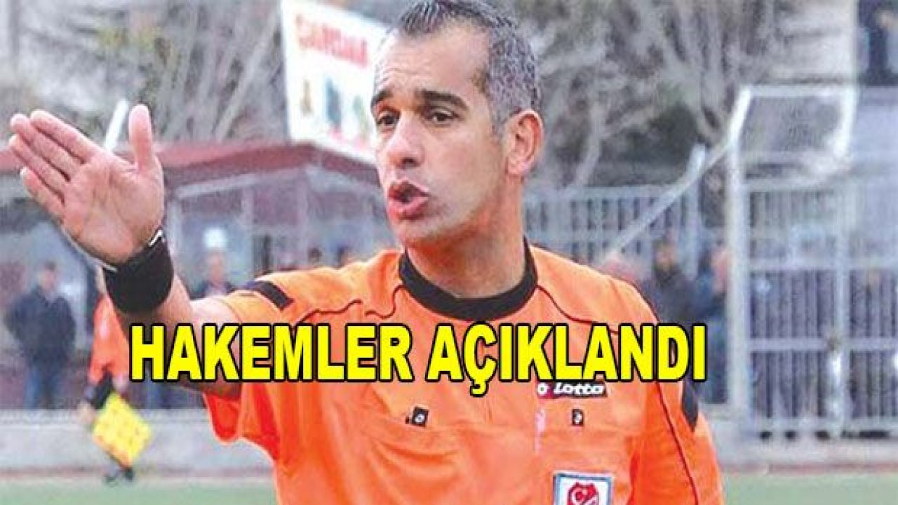 Balıkesir maçının hakemi kim?