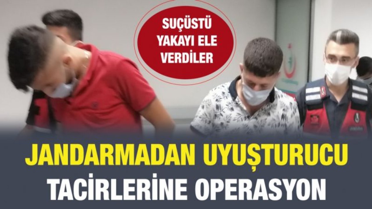 Jandarmadan uyuşturucu tacirlerine operasyon