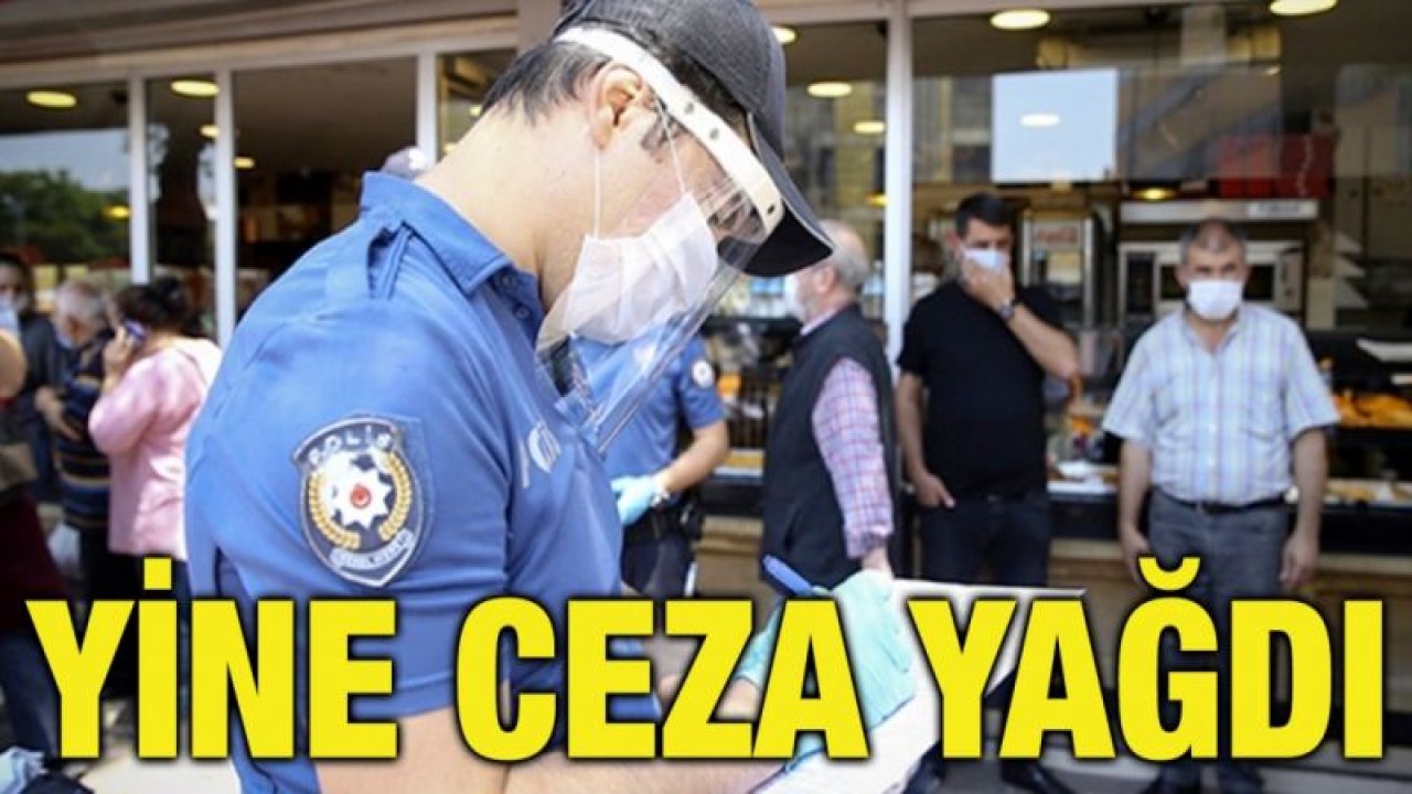 Gaziantep'te 2 bin 938 kişiye maske takmama ve sosyal mesafe cezası