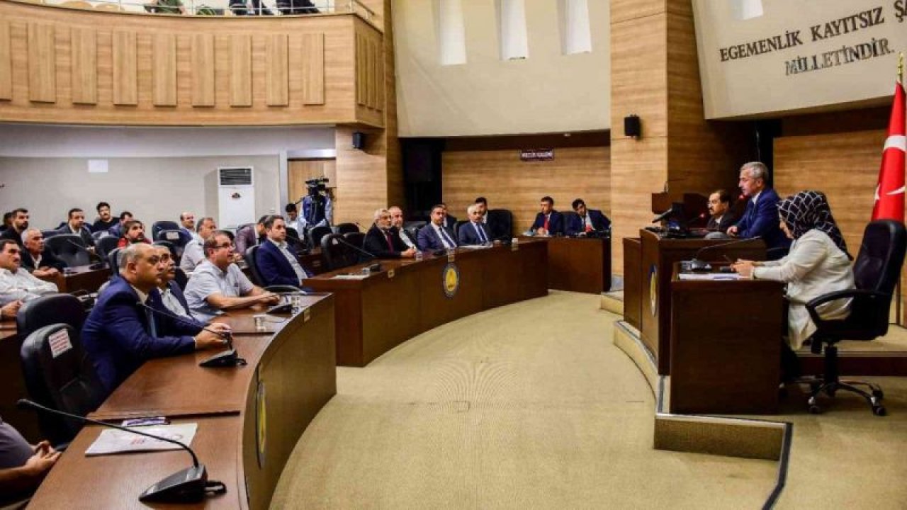 Gaziantep Şahinbey Belediyesi'nde Ekim ayı meclis toplantısı yapıldı