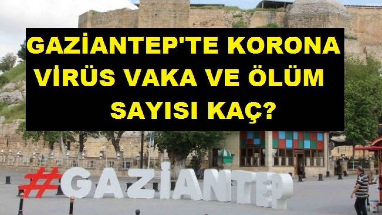 Gaziantep'te Vefat,Vaka ve İyileşen kaç saglıkçı var?