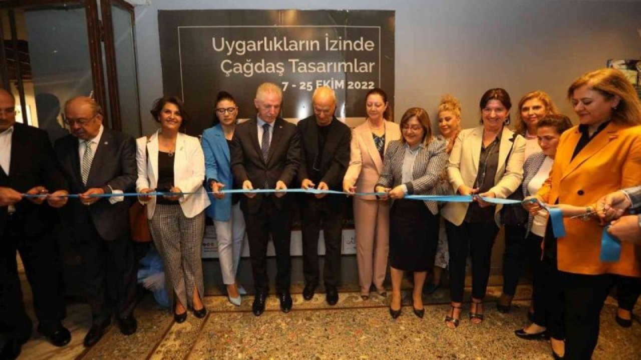 Gaziantep'te ’Uygarlıkların İzinde Çağdaş Tasarımlar’ adlı sergi açıldı