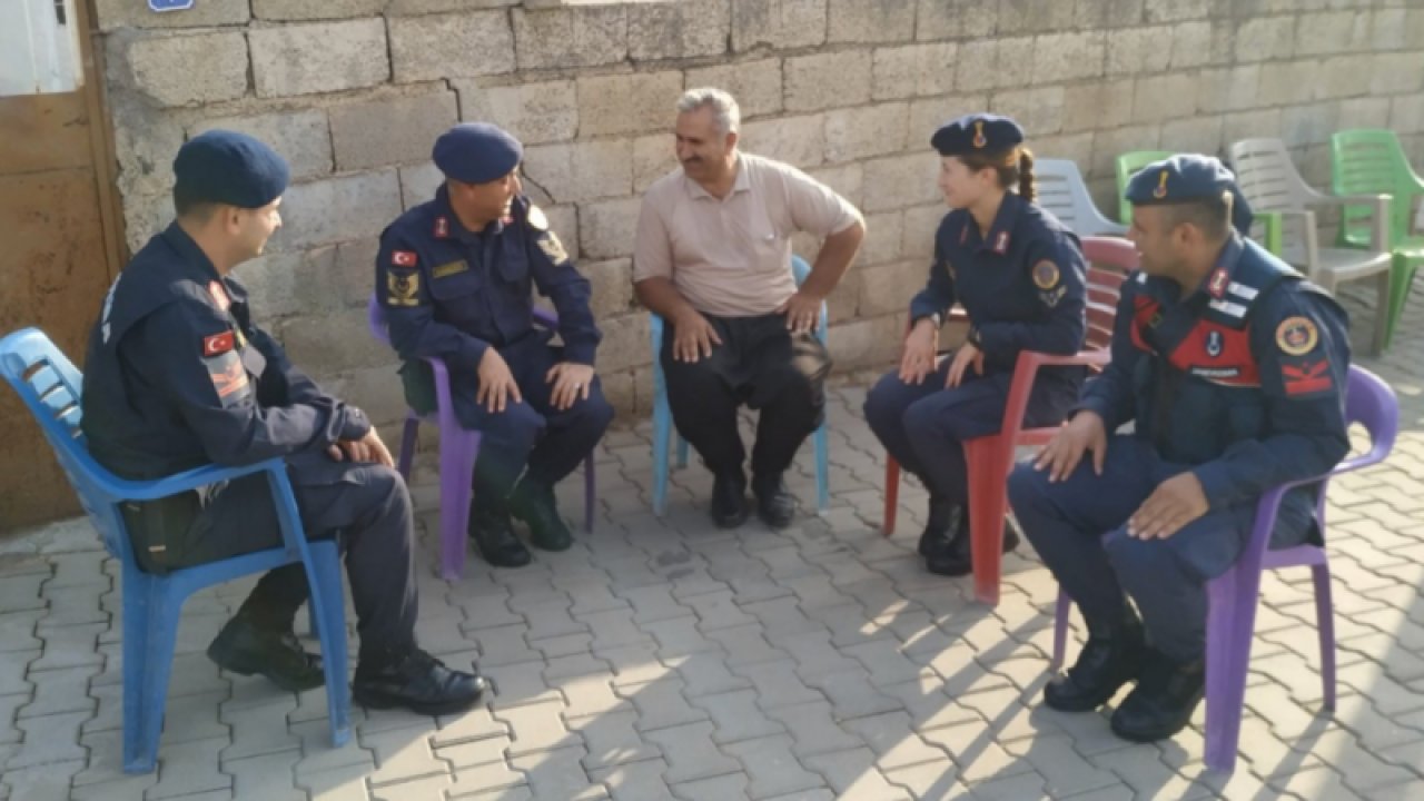 Gaziantep jandarma “19 Ekim Muhtarlar Günü”nü unutmadı